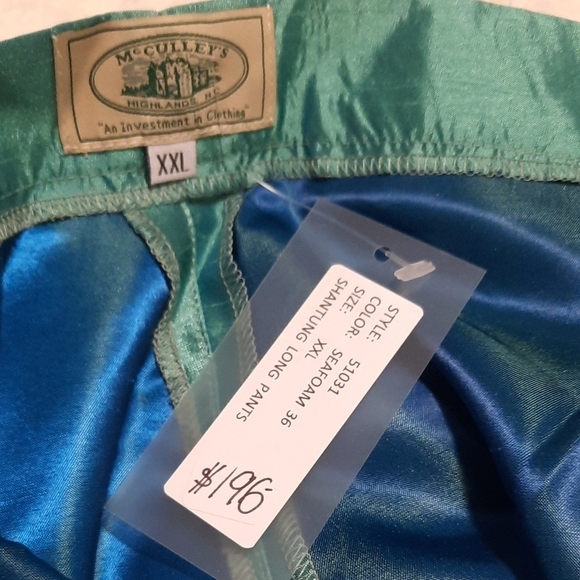 Blue High-Waisted Wide-Leg Pants - Picture 2 of 5